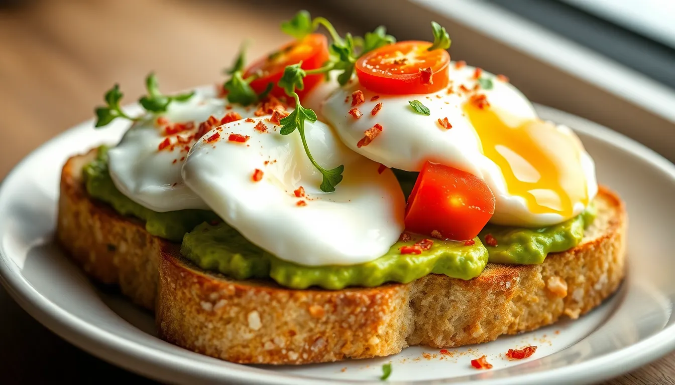 One Pan Loaded Avocado Toast Pan - Breakfast recipe (10 min)