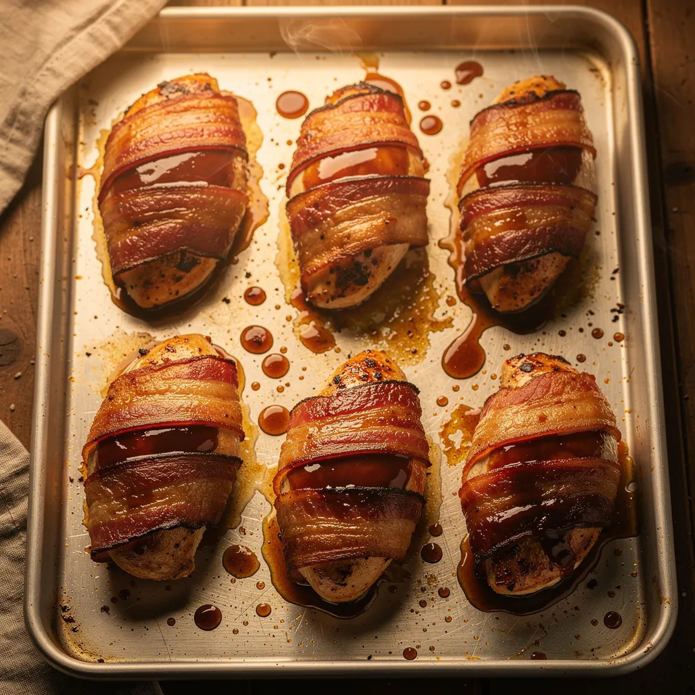 One Pan Bacon Wrapped Chicken - Dinner recipe (35 min)