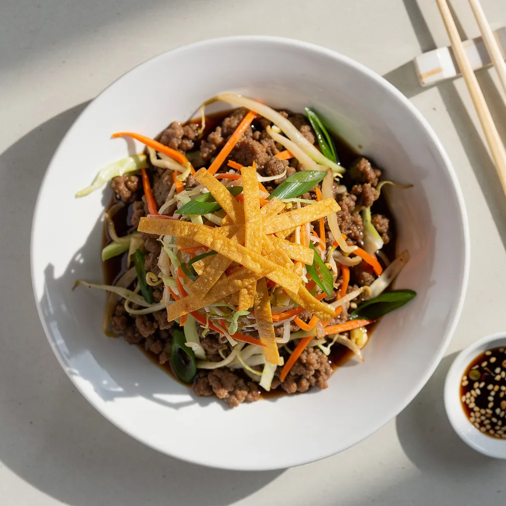 One Pan Egg Roll in a Bowl - Dinner recipe (20 min)