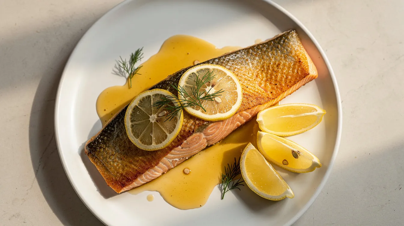 One Pan Lemon Herb Salmon - Dinner recipe (18 min)