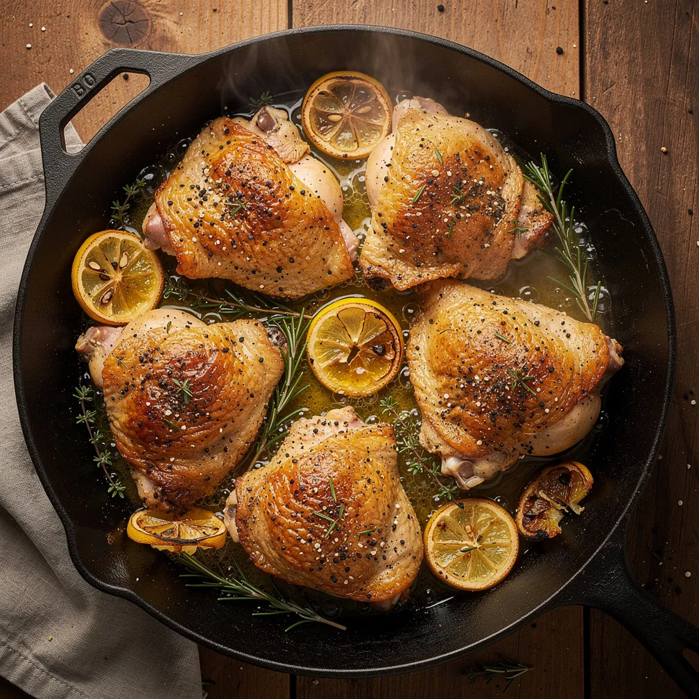 One Pan Lemon Pepper Chicken - Dinner recipe (30 min)
