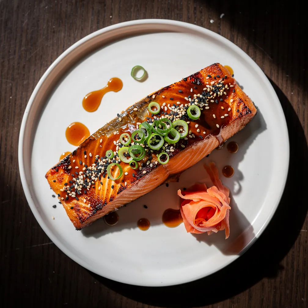 One Pan Miso Glazed Salmon - Dinner recipe (18 min)
