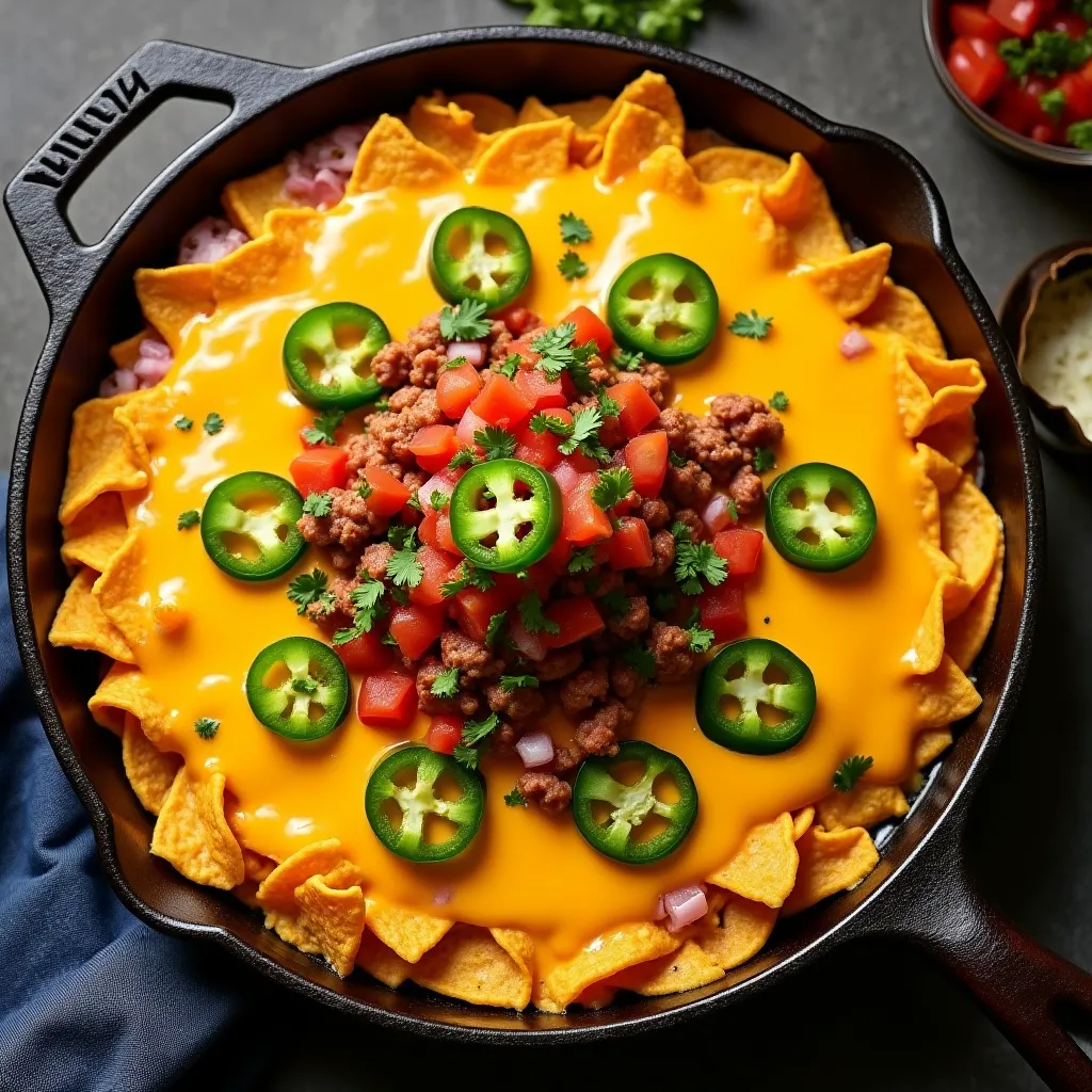 One Pan Nachos Cheese Dip - Snacks recipe, ready in 10 min | One Pan Meals