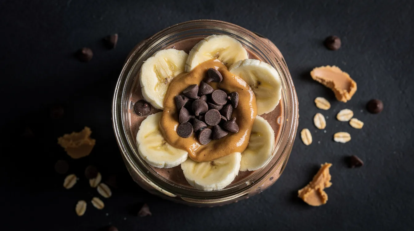 One Pan Chocolate Protein Overnight Oats - Breakfast recipe (5 min)