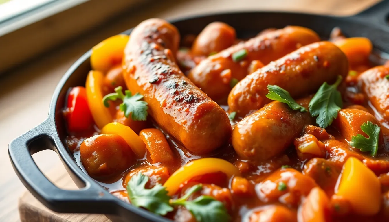 One Pan Sausage and Peppers Pan - Dinner recipe (30 min)