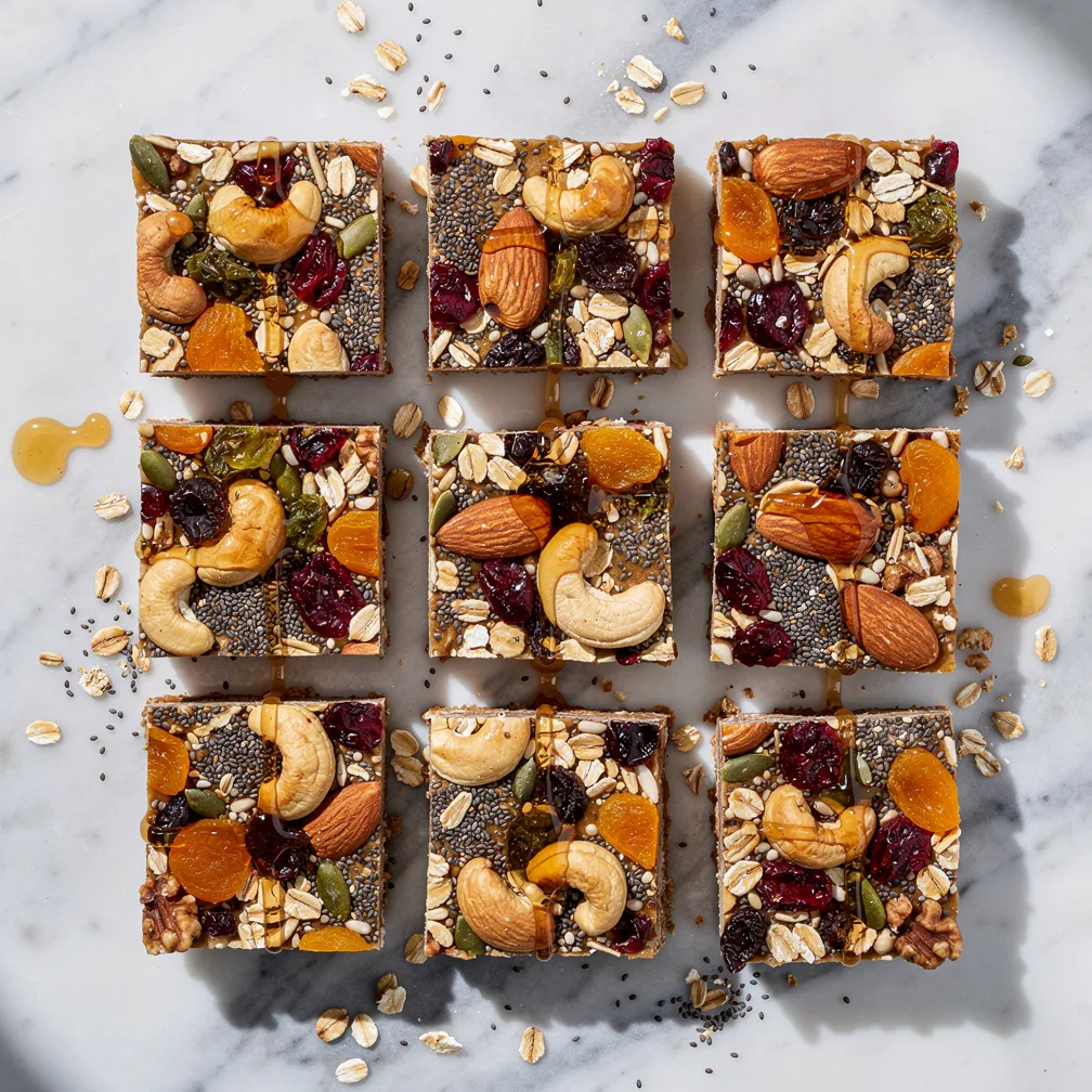 One Pan Trail Mix Energy Bars - Snacks recipe (20 min)